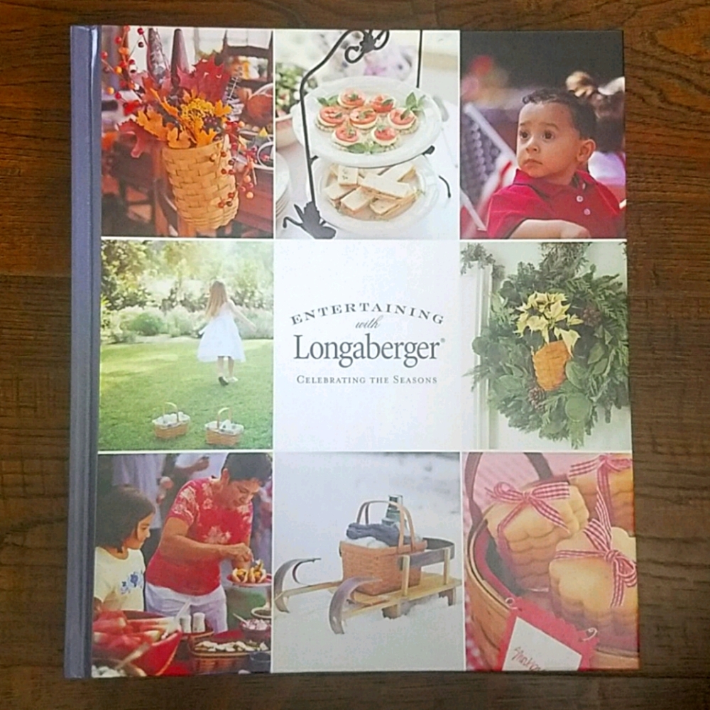 New Entertaining with Longaberger Celebrating the Seasons Hardback Book